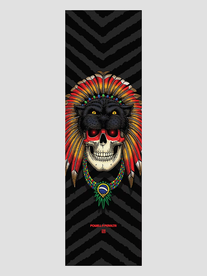 Powell Peralta Hoefler Skull 9" Griptape valkoinen