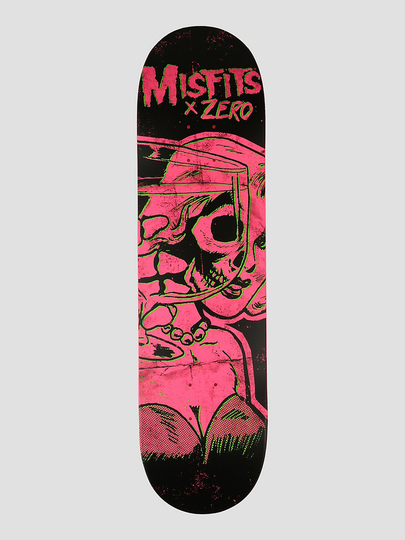 Zero X Misfits - Die Die My Darling 8.25" Skateboard Deck pinkki