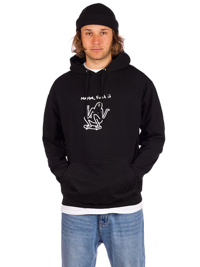 Leon Karssen Fuck it Hoodie musta