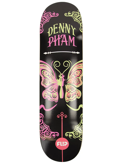 Flip Pham Blacklight 8.25" Skateboard Deck musta