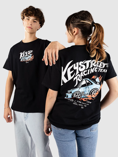 Key Street Racing Team T-paita musta