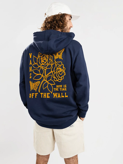 Vans Roses And Butterflies Hoodie sininen