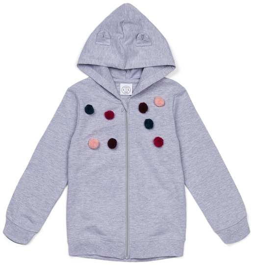 Luca & Lola Esta Huppari, Grey Melange 86-92