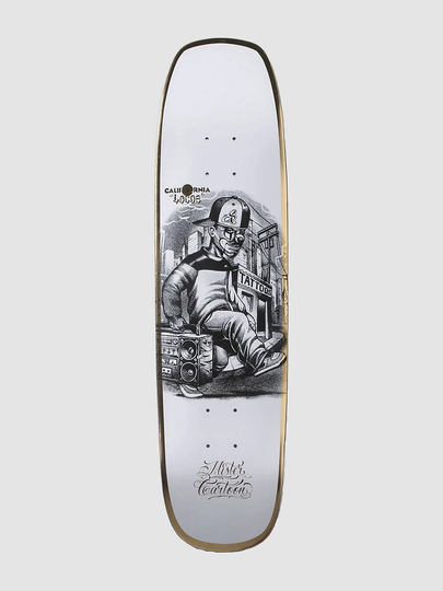 California Locos X Mister Cartoon Beat Box 8" Skateboard Deck kuviotu