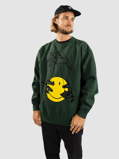 Market Smiley Marionette Sweater vihreä