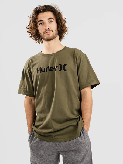 Hurley Everyday Wash Seasonal One & Only Solid T-Shirt vihreä