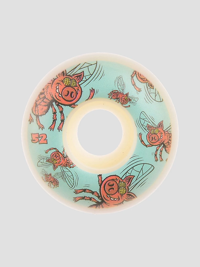 Pig Wheels Pigs Fly 101A 52mm Wheels valkoinen