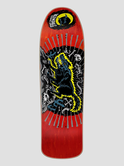 Santa Cruz Kendall Wolf Reissue 9.25" Skeittilaudan dekki kuviotu