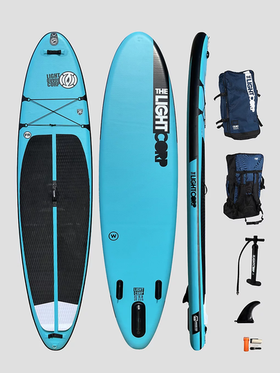 Light ISUP The Blue Series Freeride Wide 11'8 SUP-Lauta kuviotu
