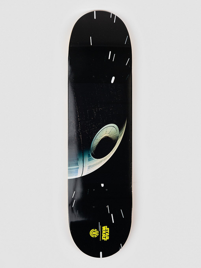 Element X Star Wars Death Star 8.25" Skateboard Deck musta