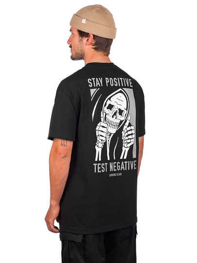 Lurking Class Stay Positive T-Shirt musta