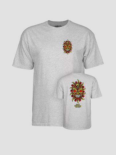Powell Peralta Nicky Guerrero Mask T-Shirt harmaa