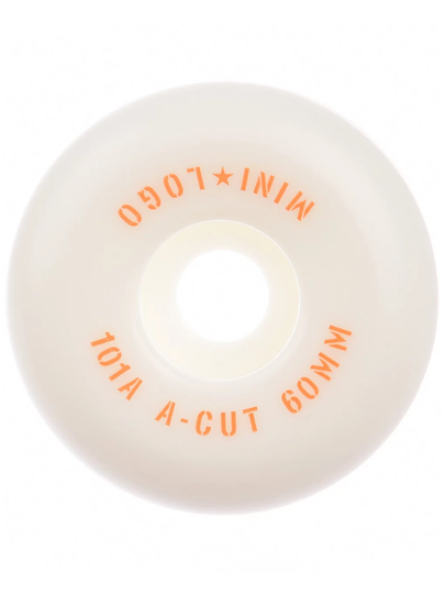 Mini Logo A-Cut #3 101A 55mm Wheels valkoinen