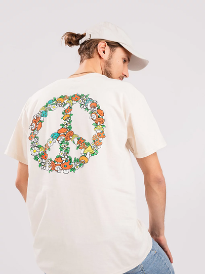Dravus Symbol of Peace T-Shirt valkoinen