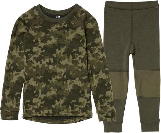 Helly Hansen K Graphic Lifa Merino Lämpökerrasto, Green, Stl 2