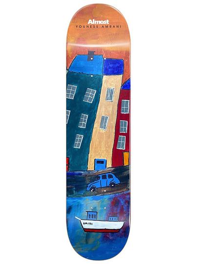Almost Youness Places R7 8.0" Skateboard Deck kuviotu