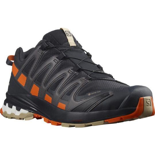Salomon Xa Pro 3d V8 Gtx - Night Sky/red Orange/safari - Miehet - UK 7