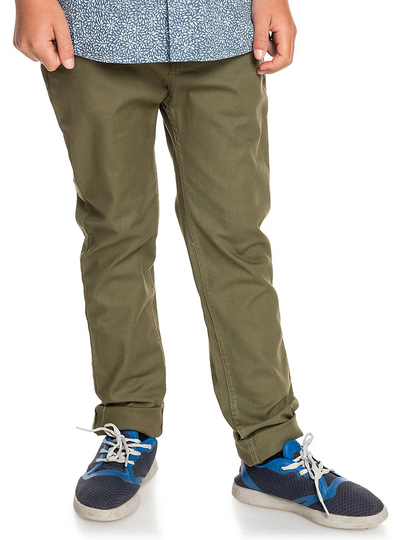 Quiksilver Chino Stretch Pants vihreä