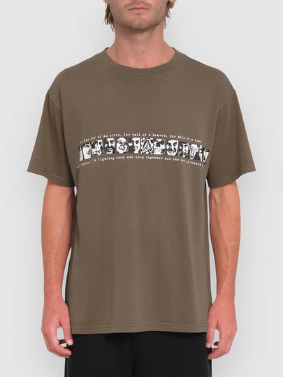 Volcom Skate Vitals Remy 2 T-paita ruskea