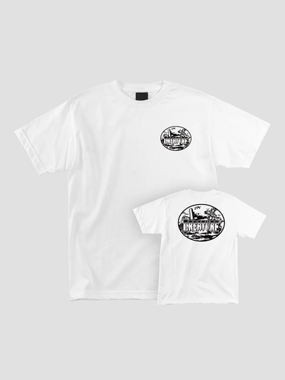 Creature Headstone T-Shirt valkoinen