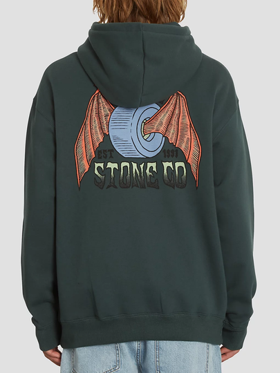 Volcom Hell Wheel Hoodie vihreä