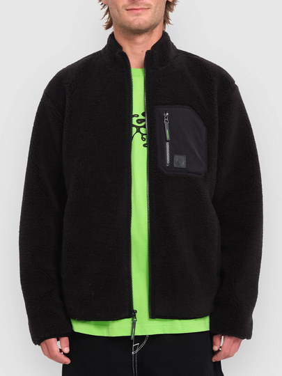 Volcom Muzzer Fuzzar Vetoketjullinen huppari musta