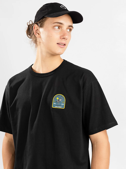 Vans Off The Wall Front Patch T-Shirt musta