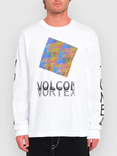 Volcom Fergadelic Pitkähihainen T-paita valkoinen