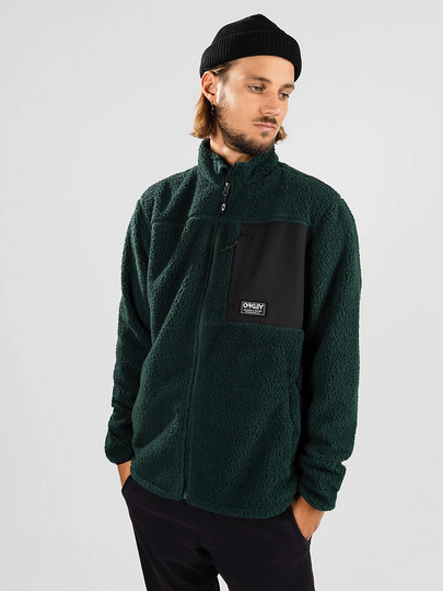Oakley Mountain Fire Sherpa Zip Hoodie vihreä