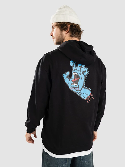 Santa Cruz Screaming Hand Chest Huppari musta