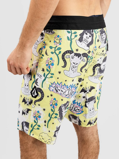 Volcom Surf Vitals Ozzy Stoney 19" Boardshorts keltainen