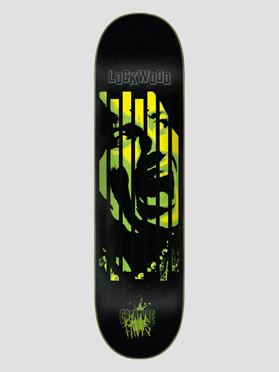 Creature Lockwood Scream VX 8.25" Skateboard Deck musta