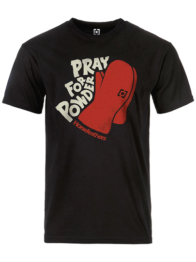 Horsefeathers Prayer T-Shirt musta
