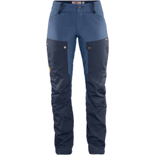Fjällräven Keb Trousers Curved W Short - Dark Navy-uncle Blue - Naiset - 32