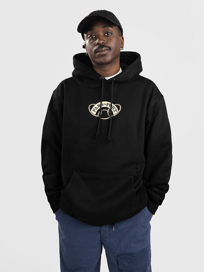 Pass Port Communal Rings Hoodie musta