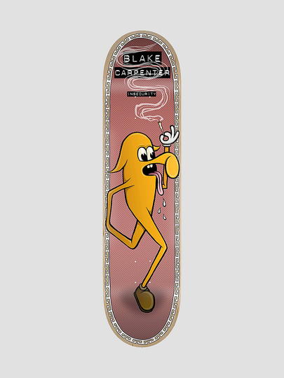 Toy Machine Insecurity Series 8.25" Skateboard Deck kuviotu