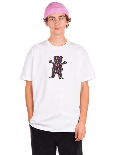 Grizzly Have A Nice Trip T-Shirt valkoinen