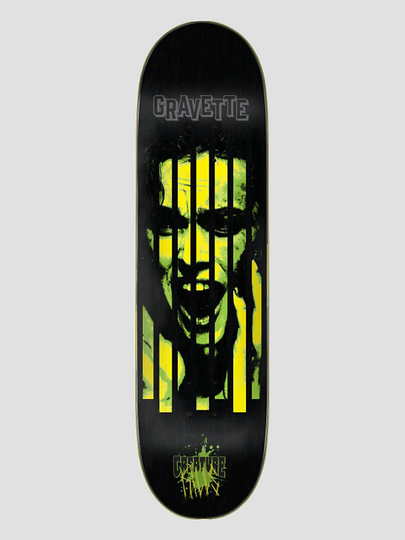 Creature Gravette Scream Kills VX 8.5" Skateboard Deck musta