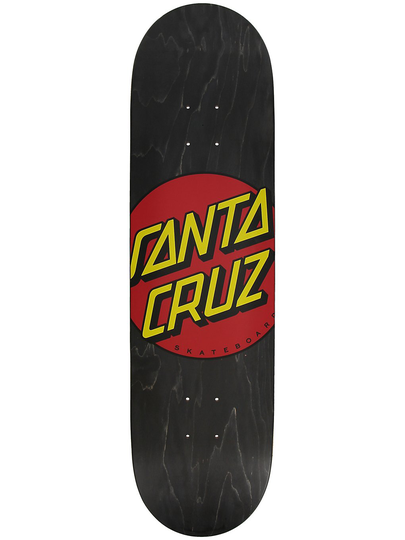 Santa Cruz Classic Dot FA20 8.25" Skateboard Deck musta