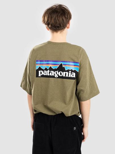 Patagonia P-6 Logo Responsibili T-paita vihreä