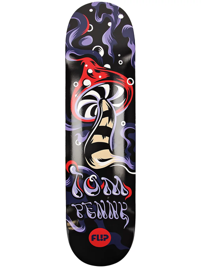 Flip Penny Blacklight 8" Skateboard Deck musta