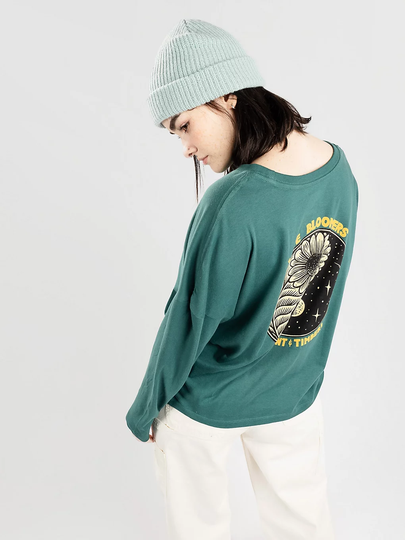 Element Balance Crop Long Sleeve T-Shirt sininen