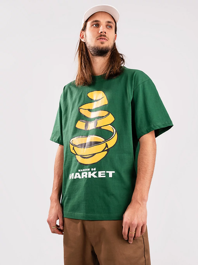 Market Smiley Marche de Chinatown T-Shirt vihreä