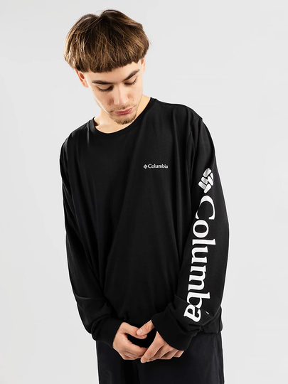 Columbia Csc Basic Logo Long Sleeve T-Shirt musta