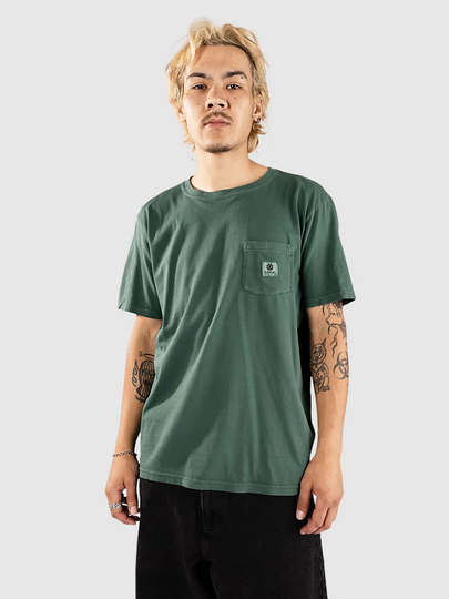 Element Basic Pocket Pigment T-paita vihreä