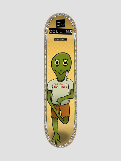 Toy Machine Insecurity Series 7.75" Skateboard Deck kuviotu