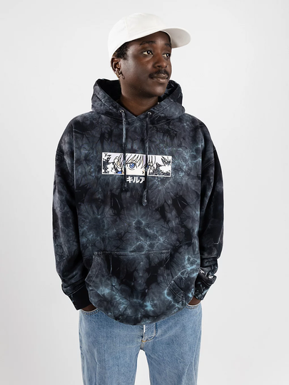 Hypland Hxh Killua Eyes Hoodie tiedye