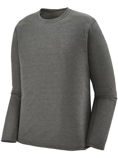 Patagonia Cap Cool Trail Longsleeve Lycra harmaa
