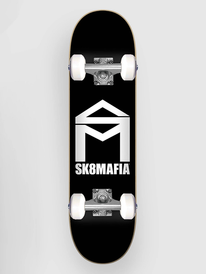 SK8 Mafia House Logo Black 6.0"X23.5" Micro Complete kuviotu