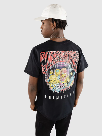 Primitive X Guns N Roses Bones T-paita musta